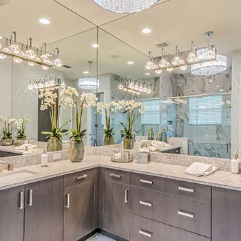 Wall Glass Mirror Installation
